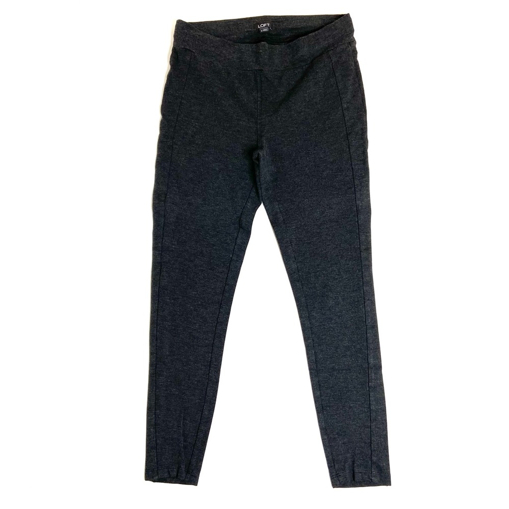 LOFT Charcoal Gray Heathered Leggings